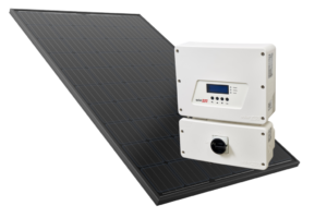 Solar Silhouette panel with a SolarEdge inverter